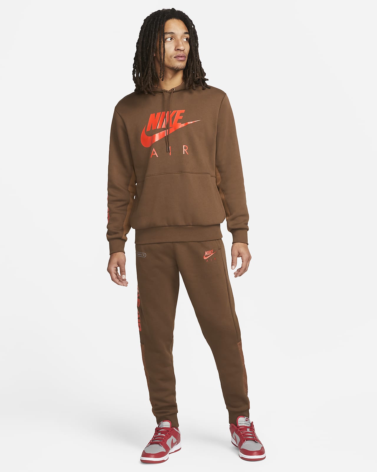 Nike Air Sudadera con capucha de tejido Fleece cepillado en la parte  trasera - Hombre. Nike ES