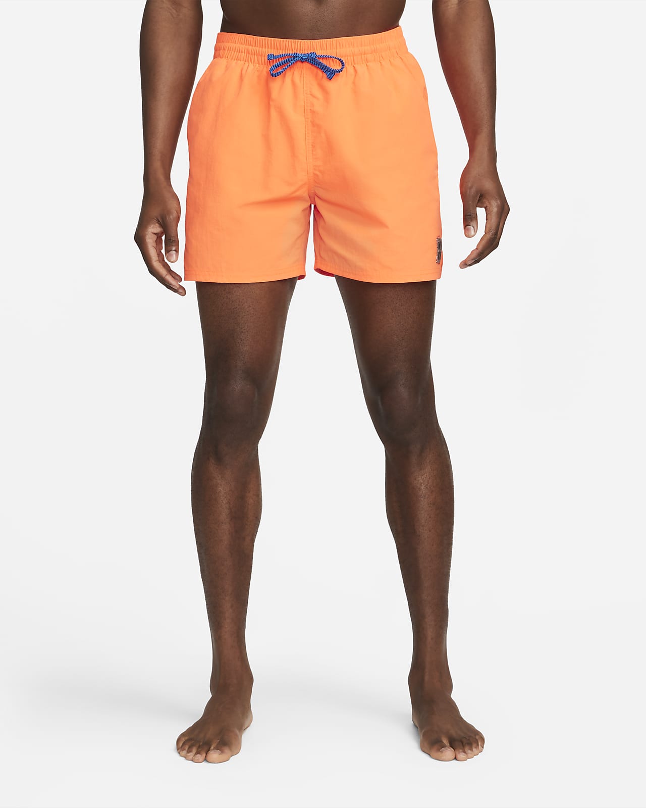 nike orange swim trunks