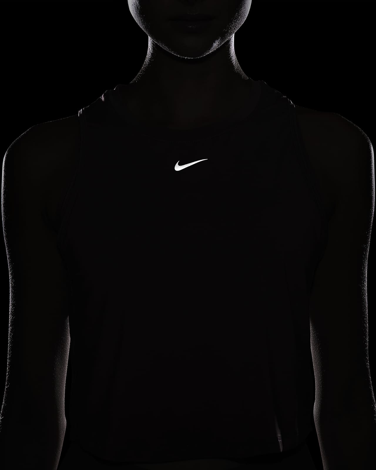 Nike One Fitted Women's Dri-FIT Cropped Tank Top. Nike CH