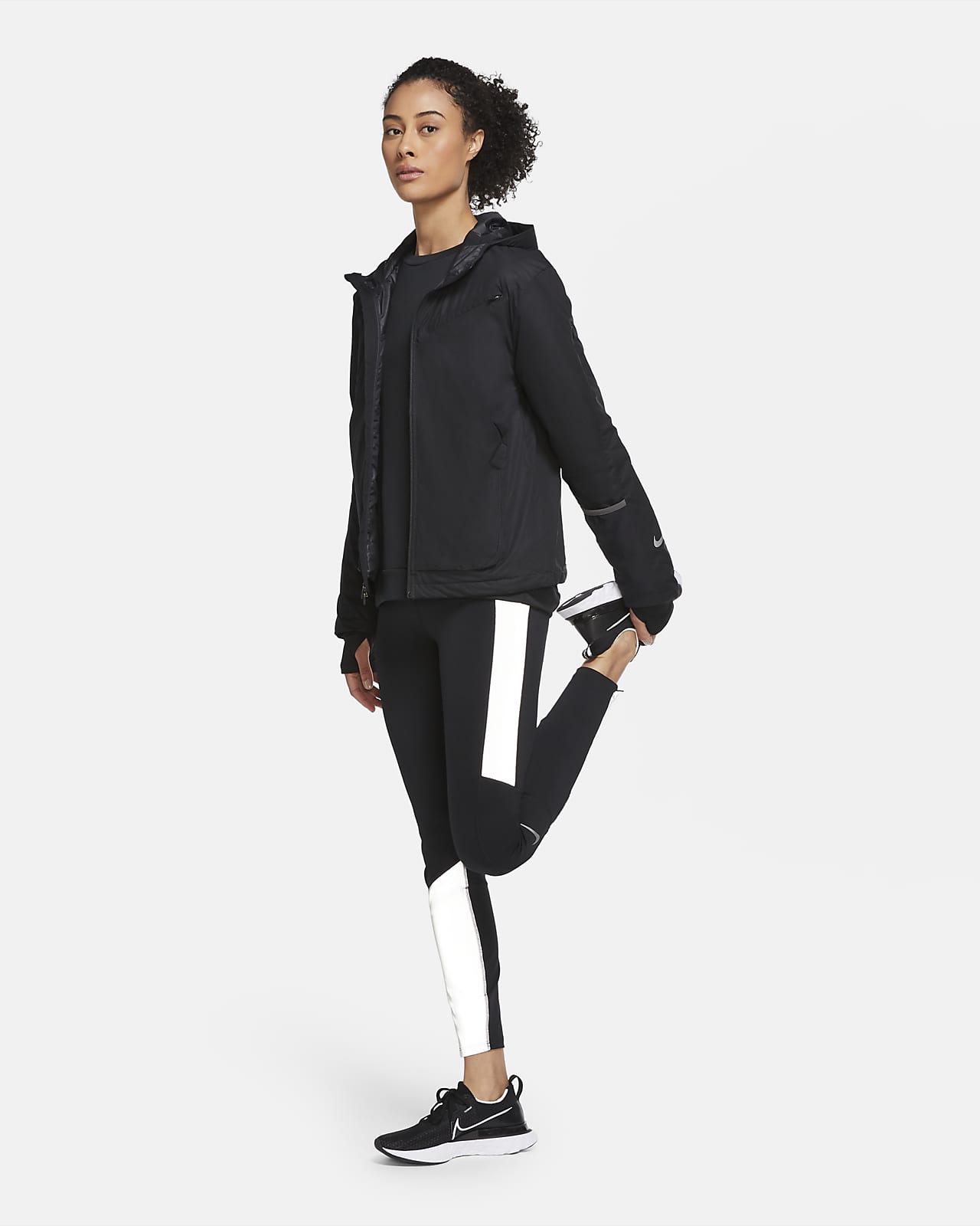 nike tights and jacket