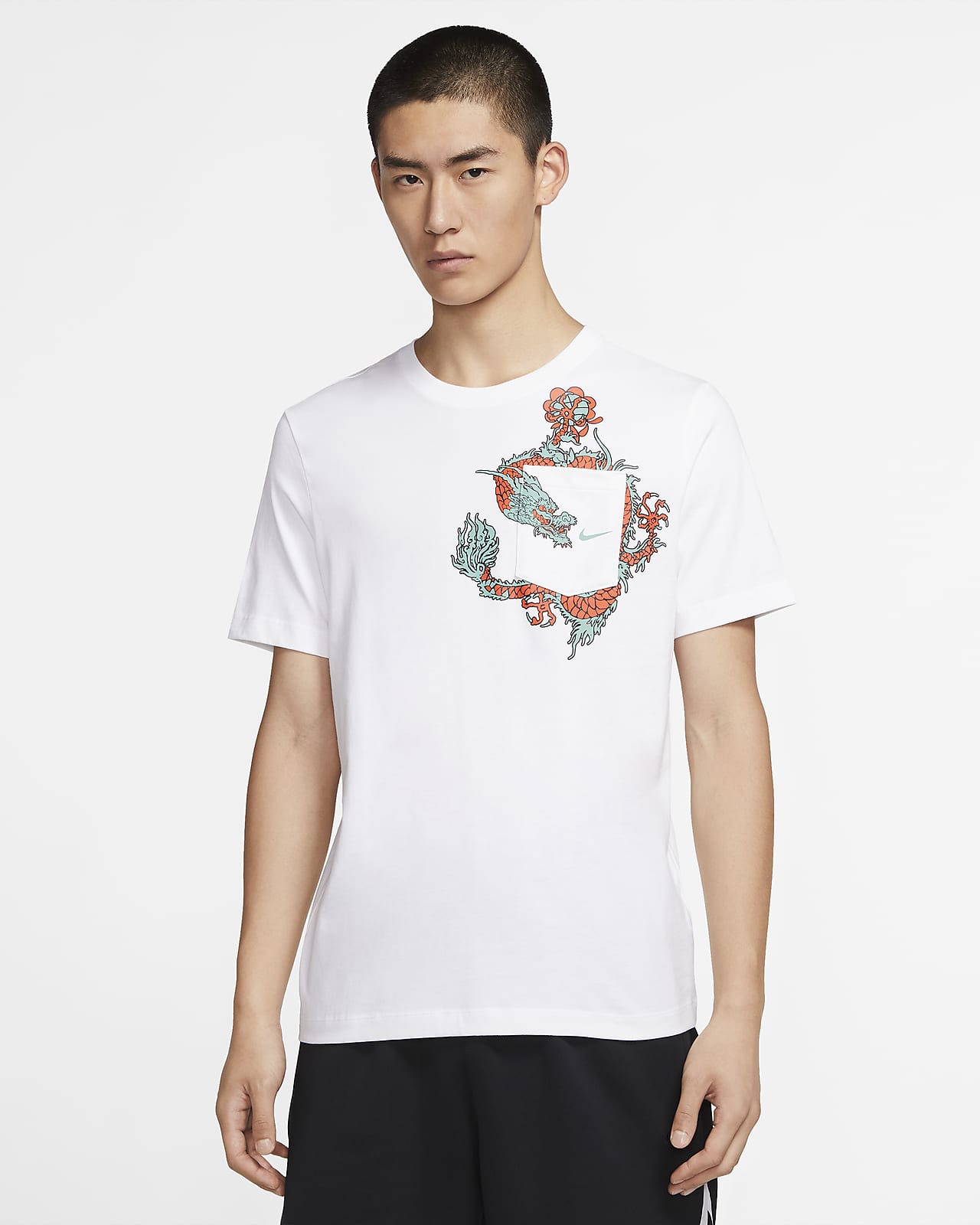 Basketball Pocket T-Shirt. Nike JP
