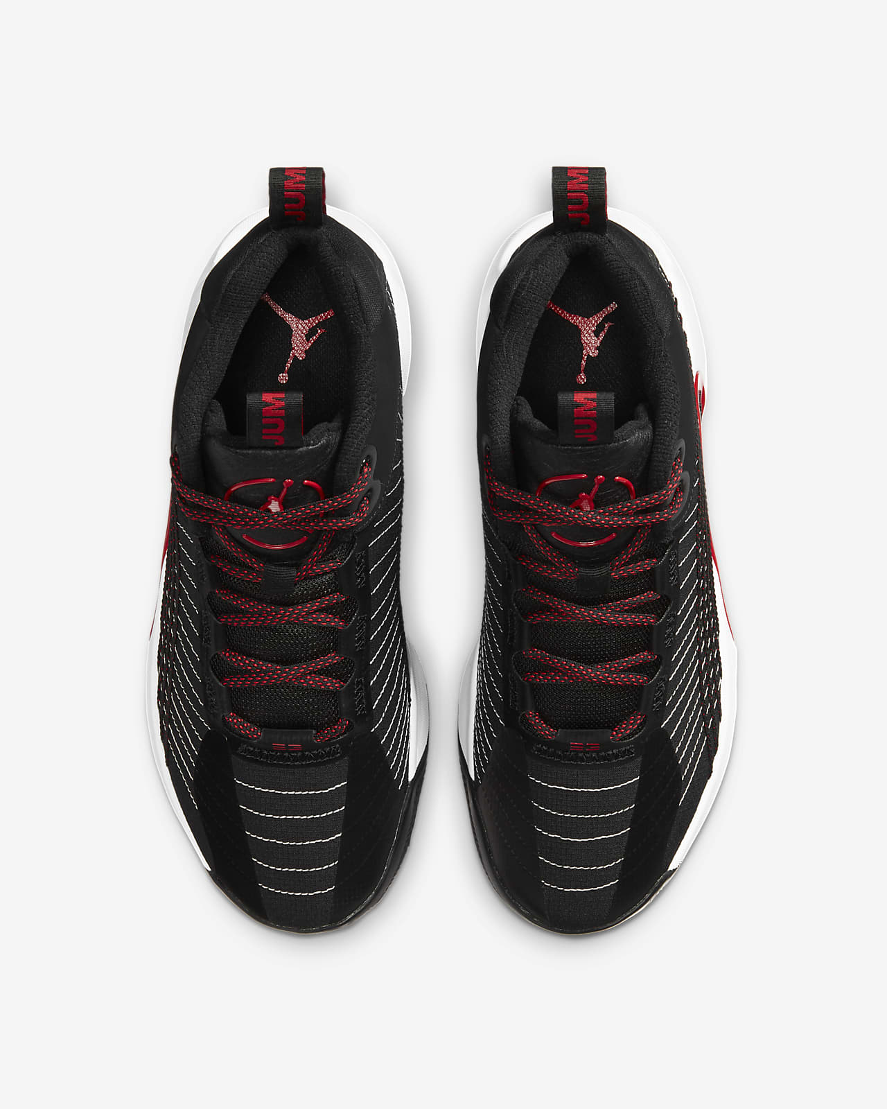 Jordan jumpman 2021 black and red Clearance