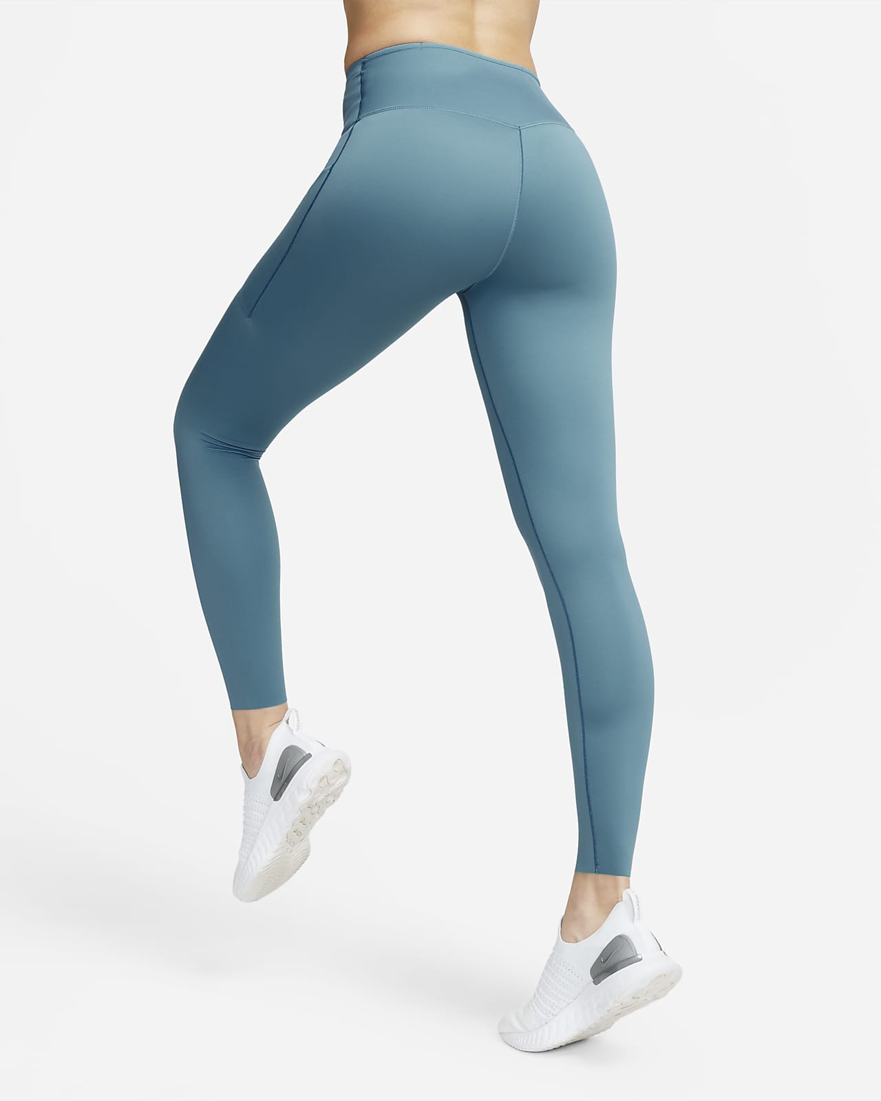Nike Go Women's Firm-Support Mid-Rise 7/8 Leggings with Pockets. Nike CZ