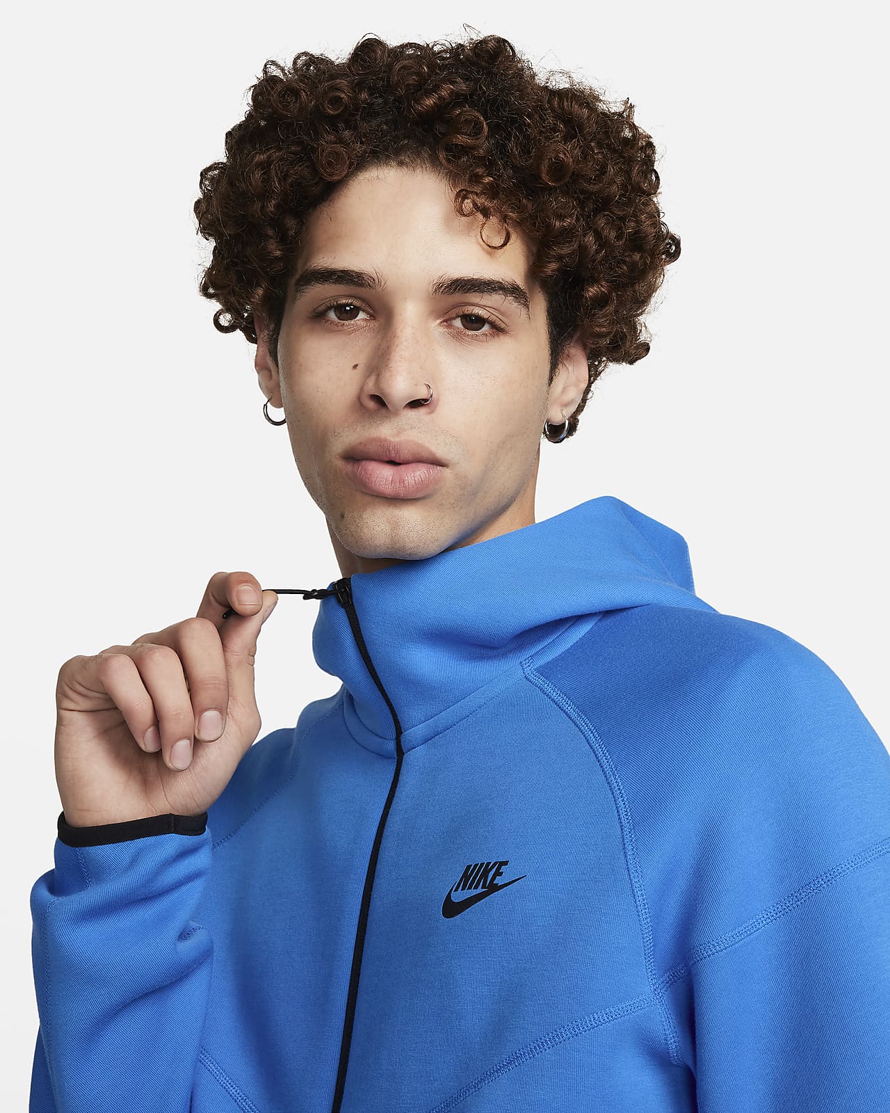 Nike Sportswear Tech Fleece Full-Zip Hoodie Dark Beetroot/Black