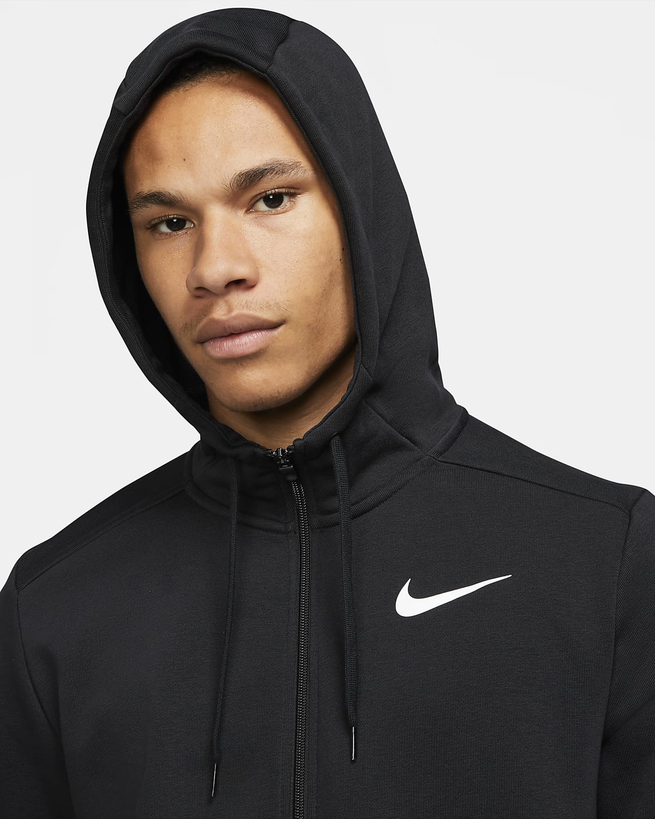 Nike Dri-FIT Trainingshoodie met rits voor heren. Nike BE
