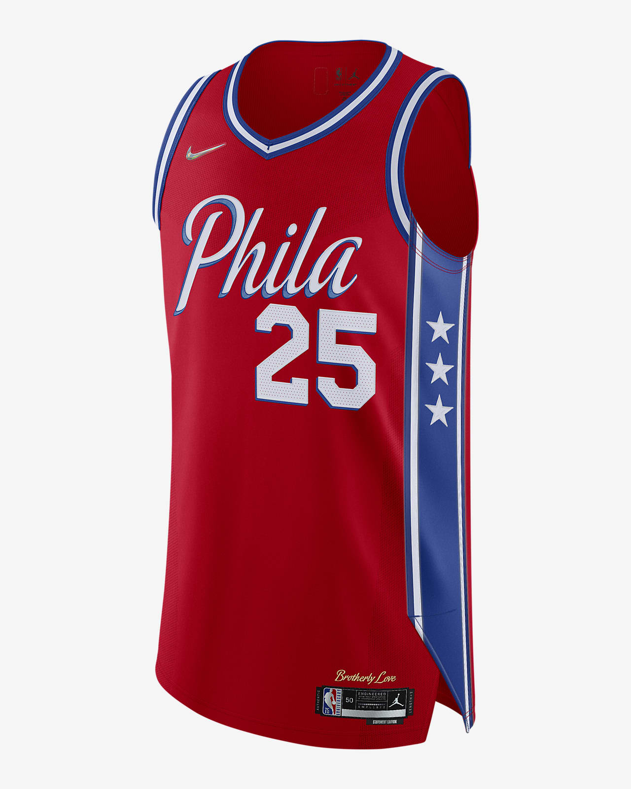 Philadelphia 76ers Statement Edition Jordan Dri-FIT NBA Authentic Nike.com