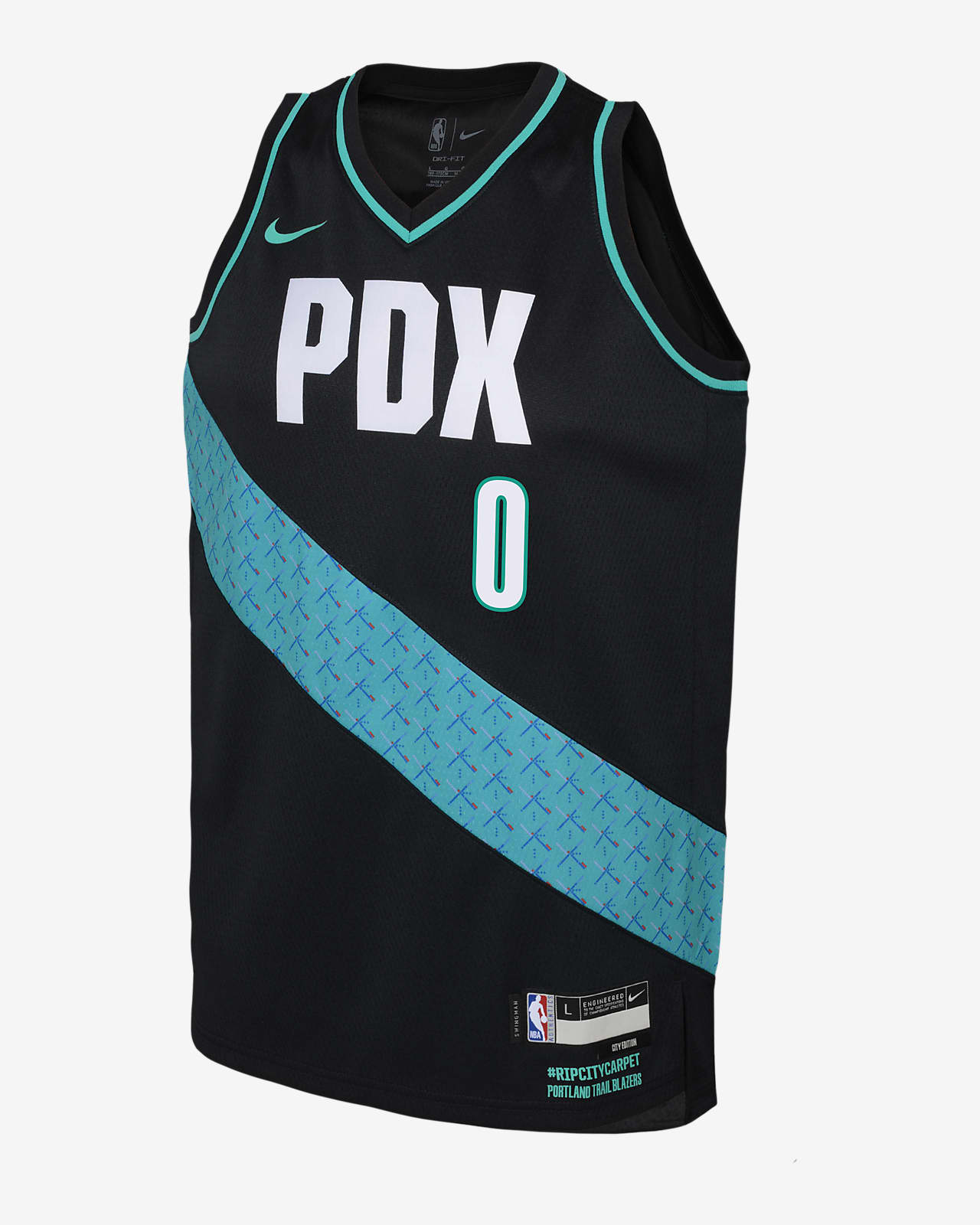 Kleverig roddel Uitstralen Damian Lillard Portland Trailblazers City Edition Big Kids' (Boys') NBA  Swingman Jersey. Nike.com