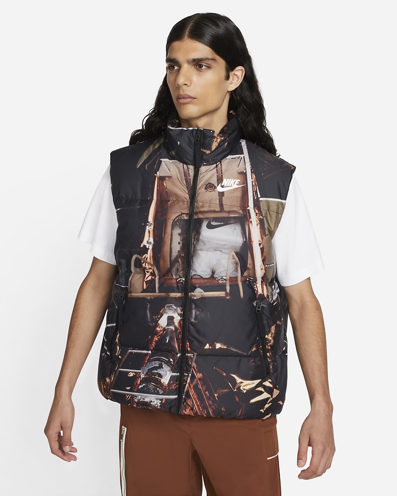 chaleco plumon hombre