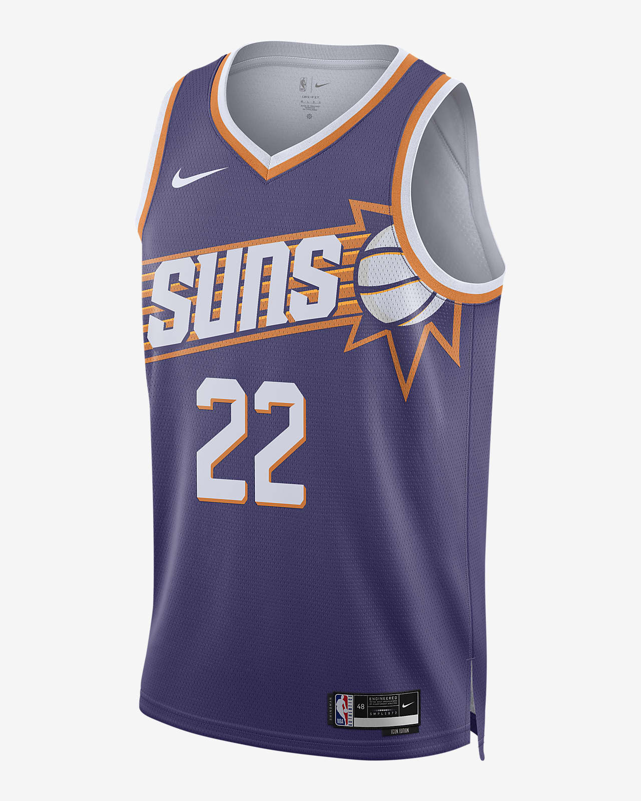 Jersey Nike Dri-Fit de la NBA Swingman Phoenix Suns 2023/24 Icon Edition
