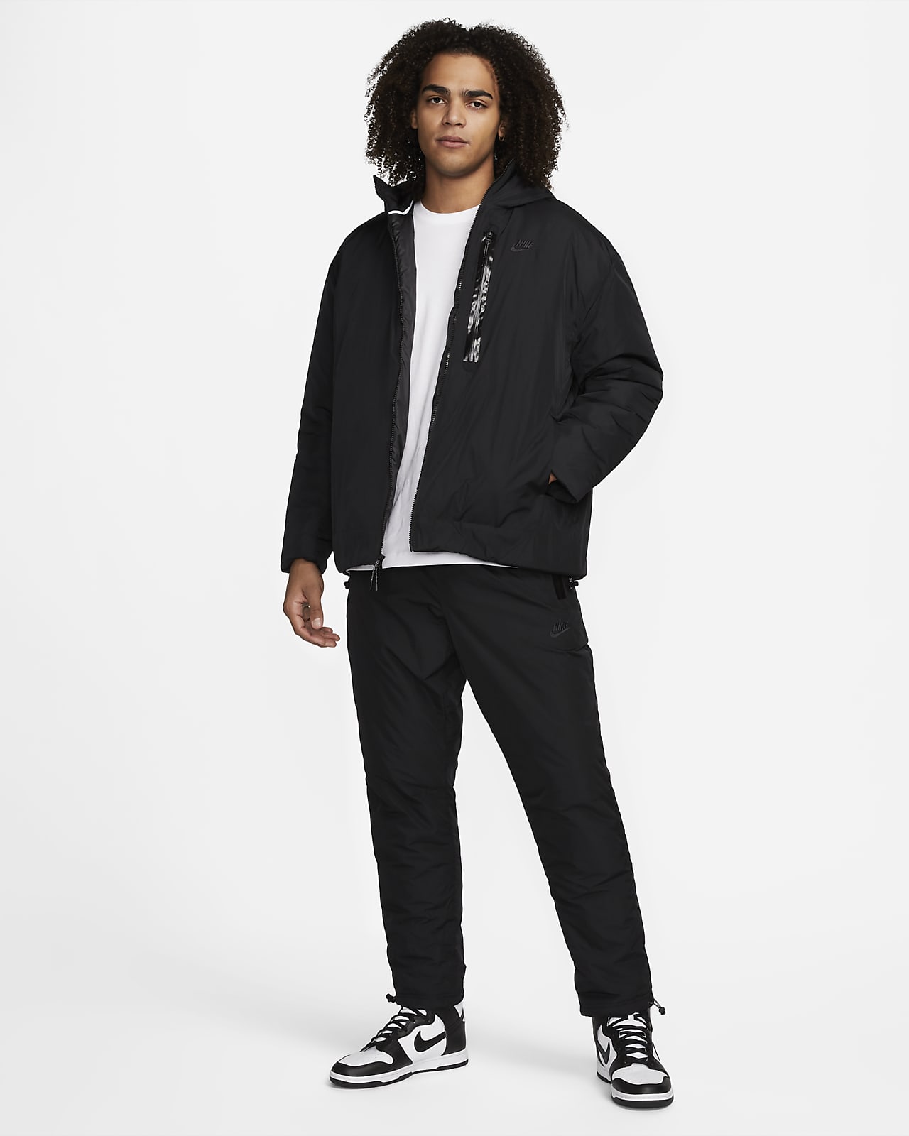 Nike Sportswear Therma-FIT Men's Woven Insulated Jacket. Nike IE