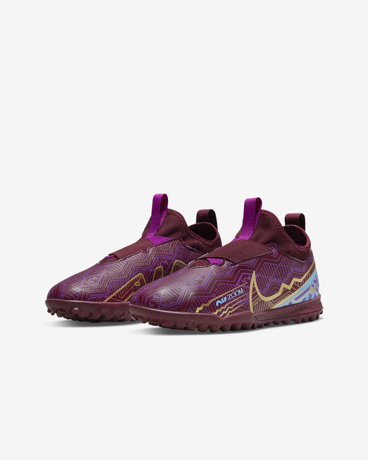 Nike Jr. Zoom Mercurial Vapor 15 Academy KM TF Voetbalschoenen voor  kleuters/kids (turf). Nike BE