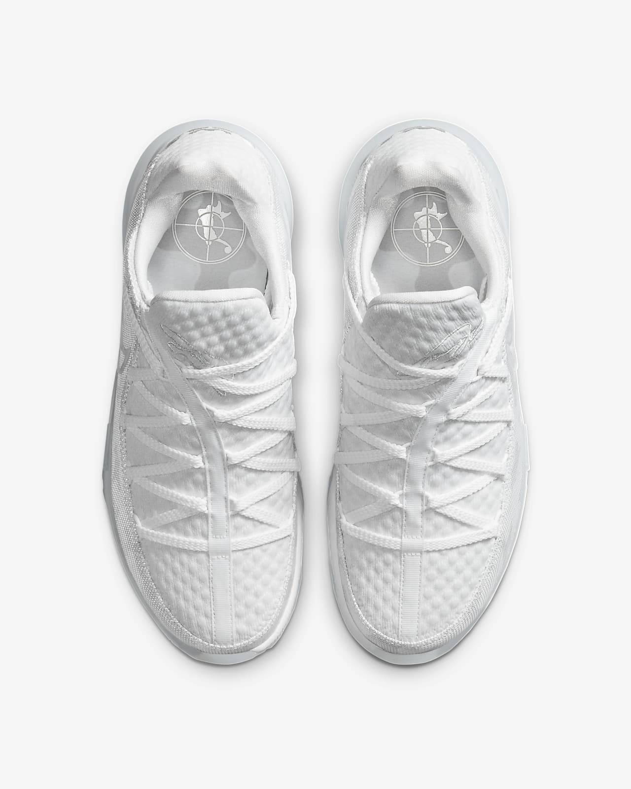 white nike low top basketball shoes