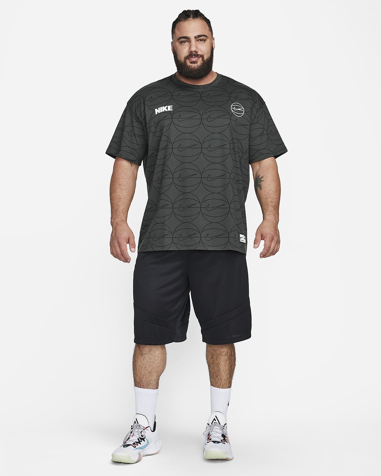 Mens nike shirt top and shorts set