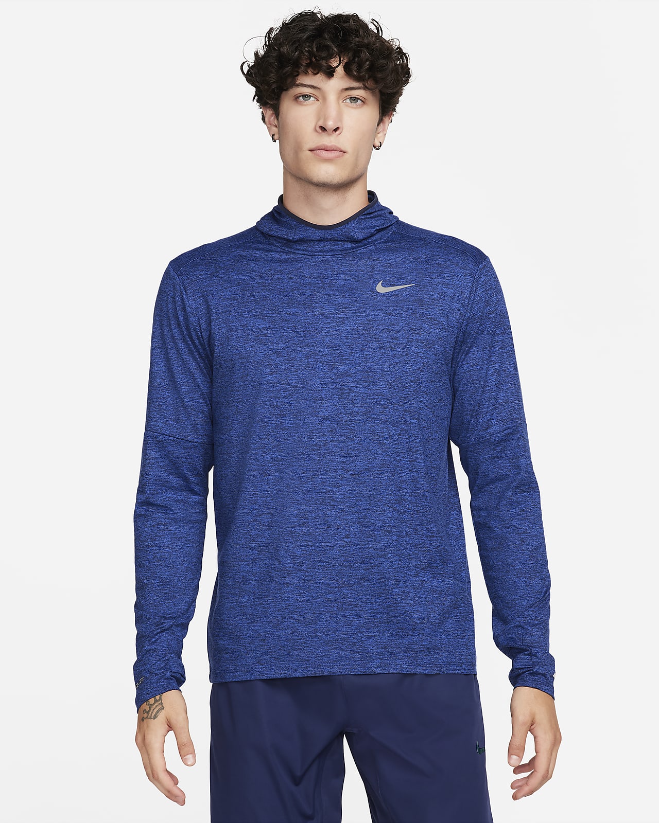 Nike Dri-FIT Element Men's UV Running Hoodie.