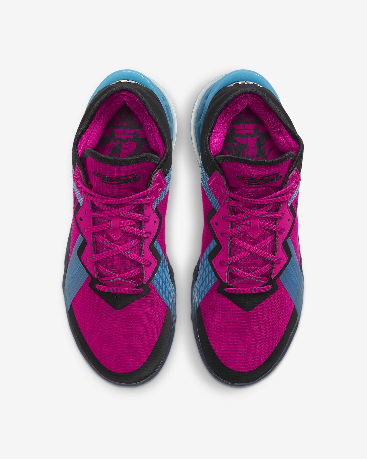 hot pink basketball shoes