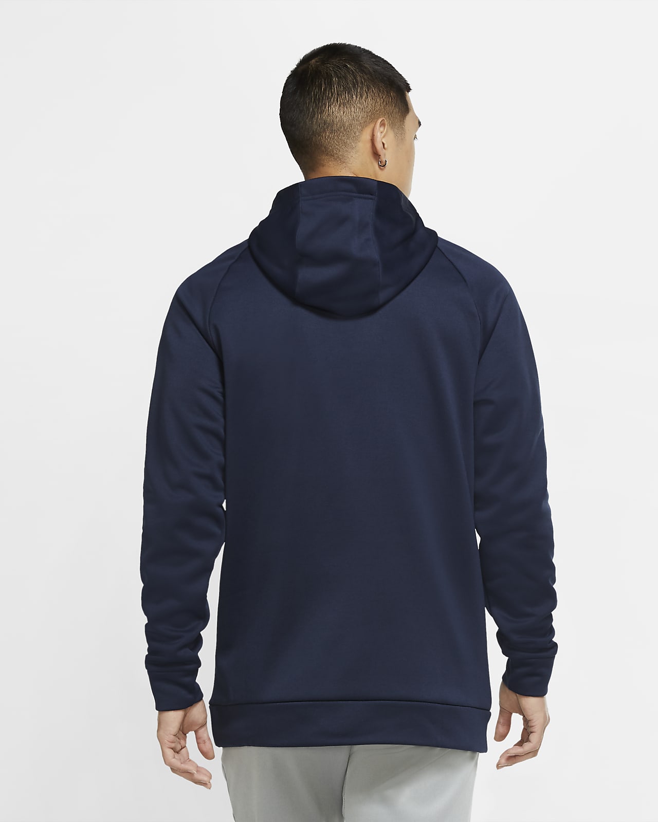 nike fleece hoodie navy
