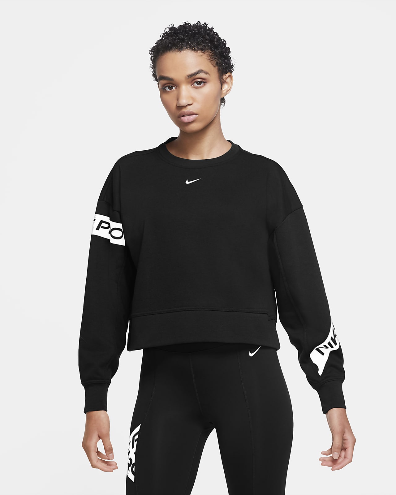 nike pro get fit fleece