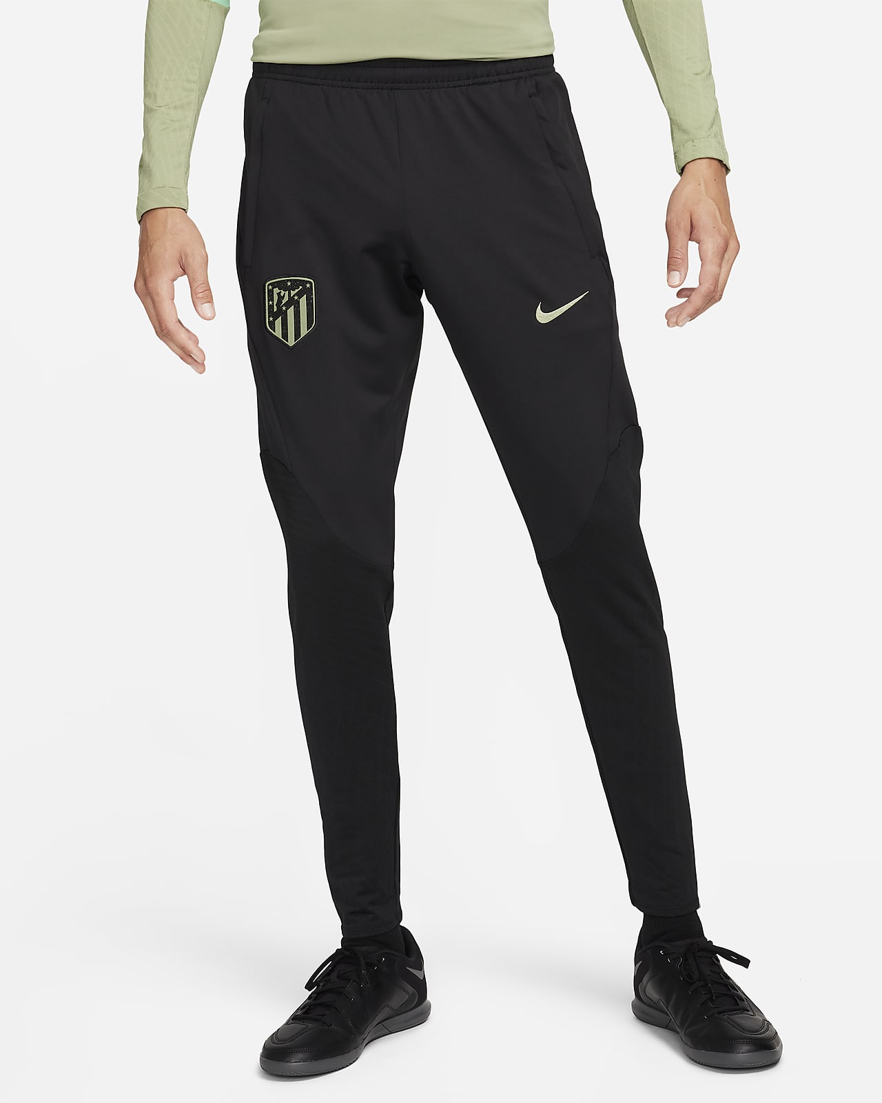Męskie spodnie piłkarskie z dzianiny Nike Dri-FIT Atlético Madryt Strike (wersja trzecia)