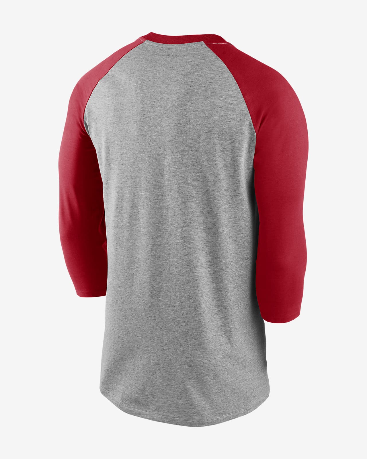 Milwaukee Brewers Gray Tri-Blend 3/4 Sleeve Raglan T-Shirt by Nike