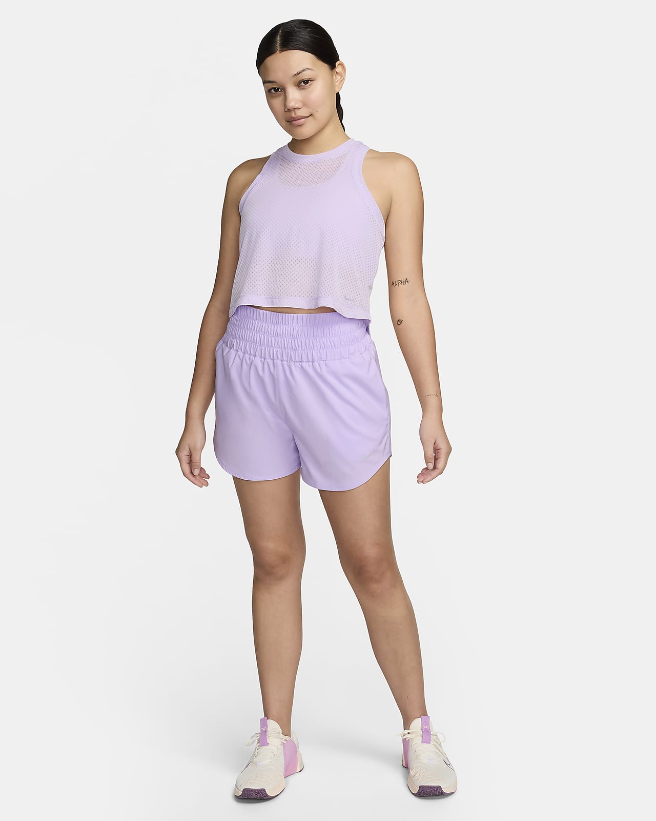 Nike One Women's Dri-FIT Ultra High-Waisted 3 Brief-Lined Shorts.