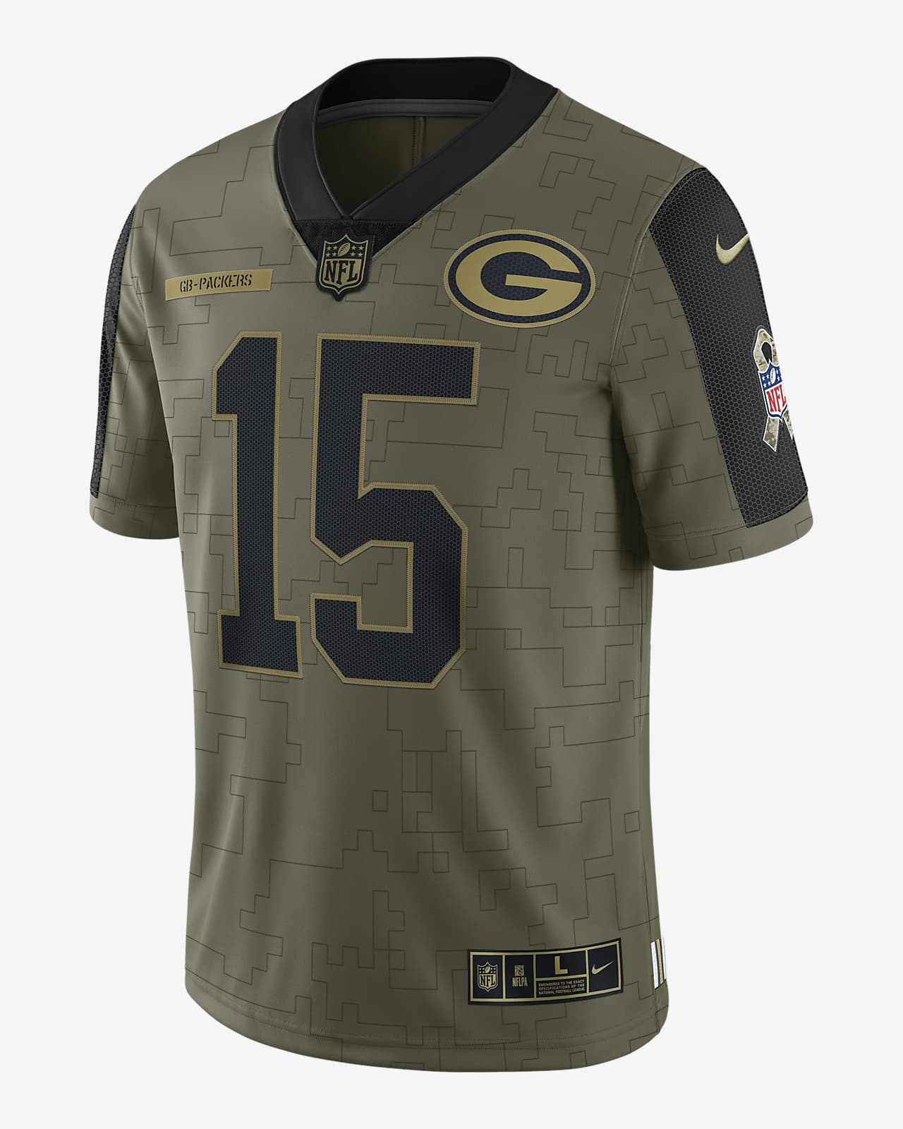 NFL Green Bay Packers Salute to Service (Bart Starr) Men's Limited Football Jersey