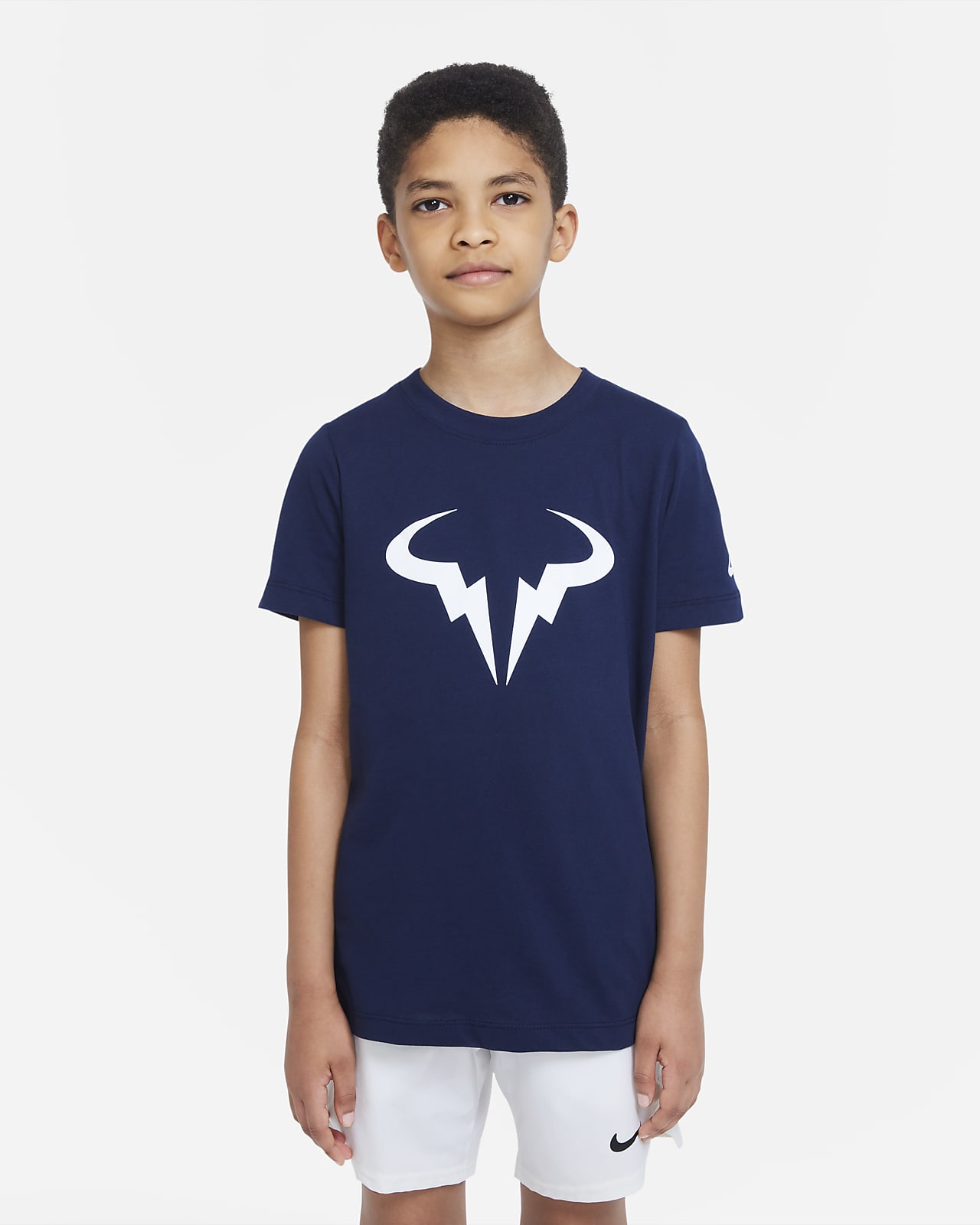 Теннисная футболка для мальчиков школьного возраста NikeCourt Dri-FIT Rafa