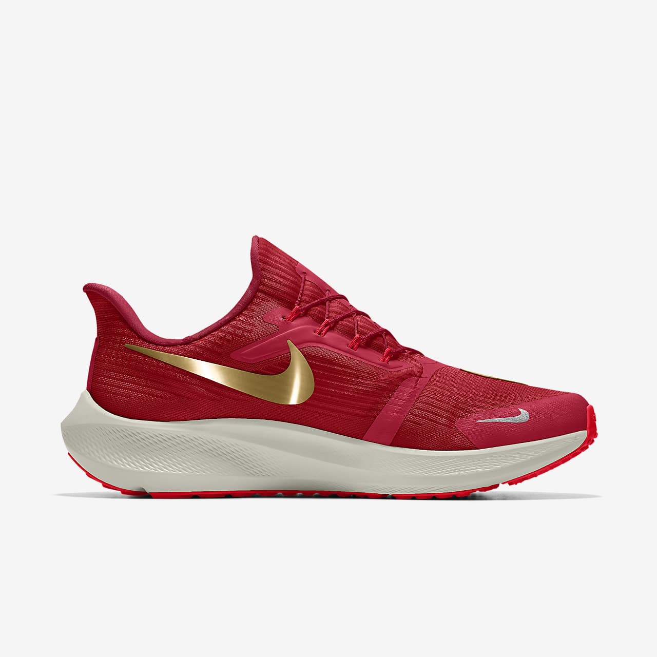 Nike Pegasus FlyEase By You Custom Women's Easy On/Off Road Running Shoes.