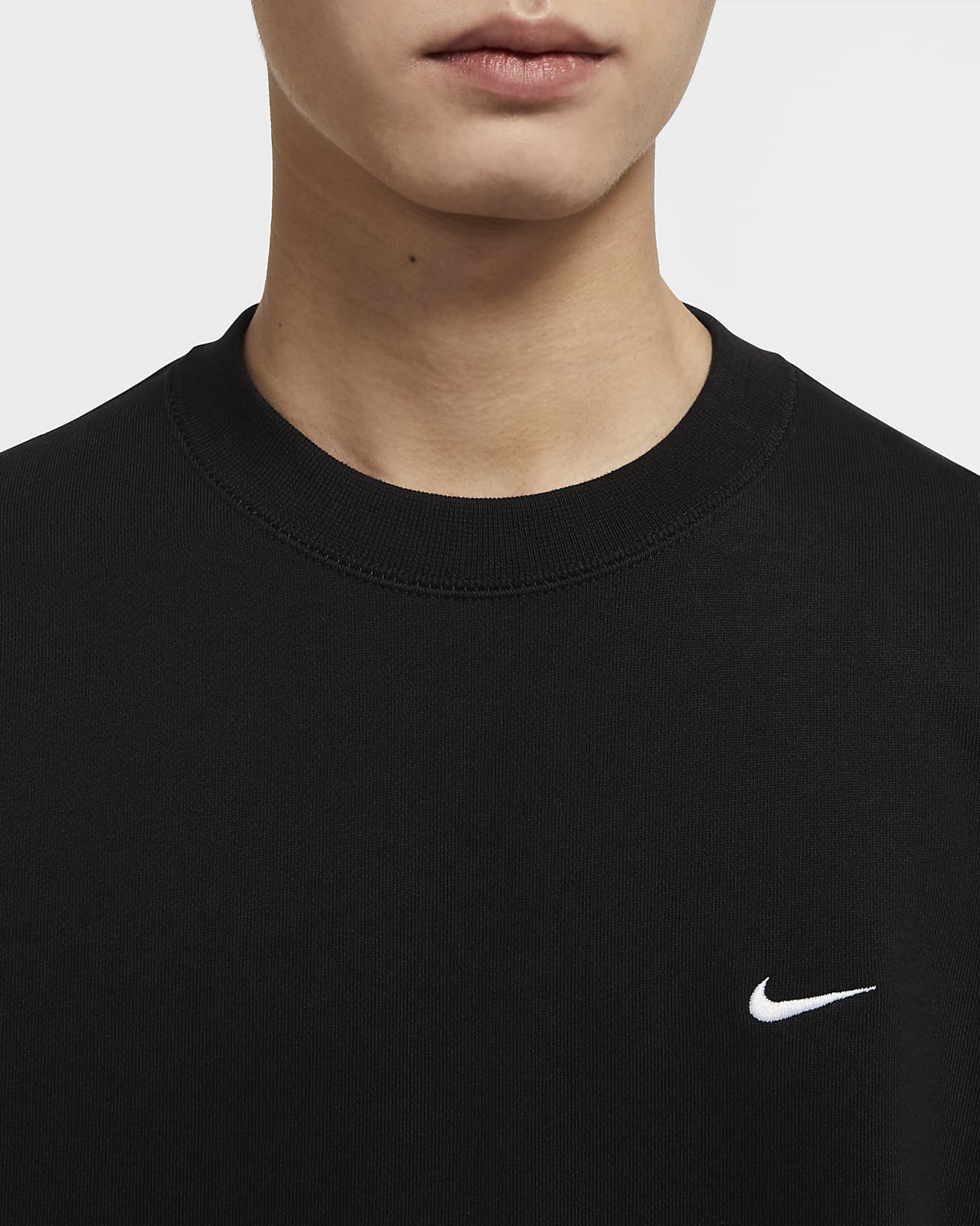 Maglia a girocollo in fleece Nike Solo Swoosh – Uomo. Nike IT