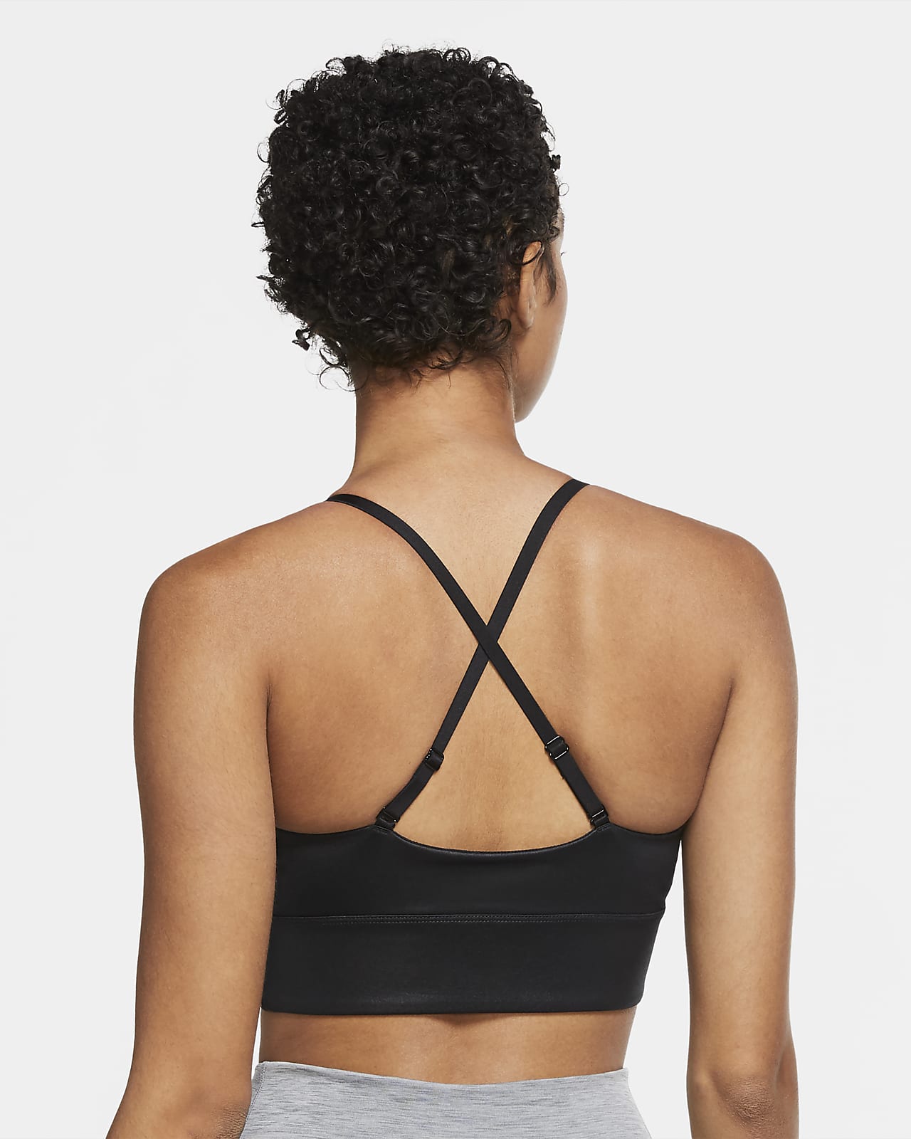 nike pro indy longline sports bra