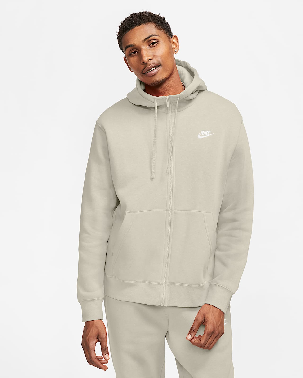 mens white hoodie nike