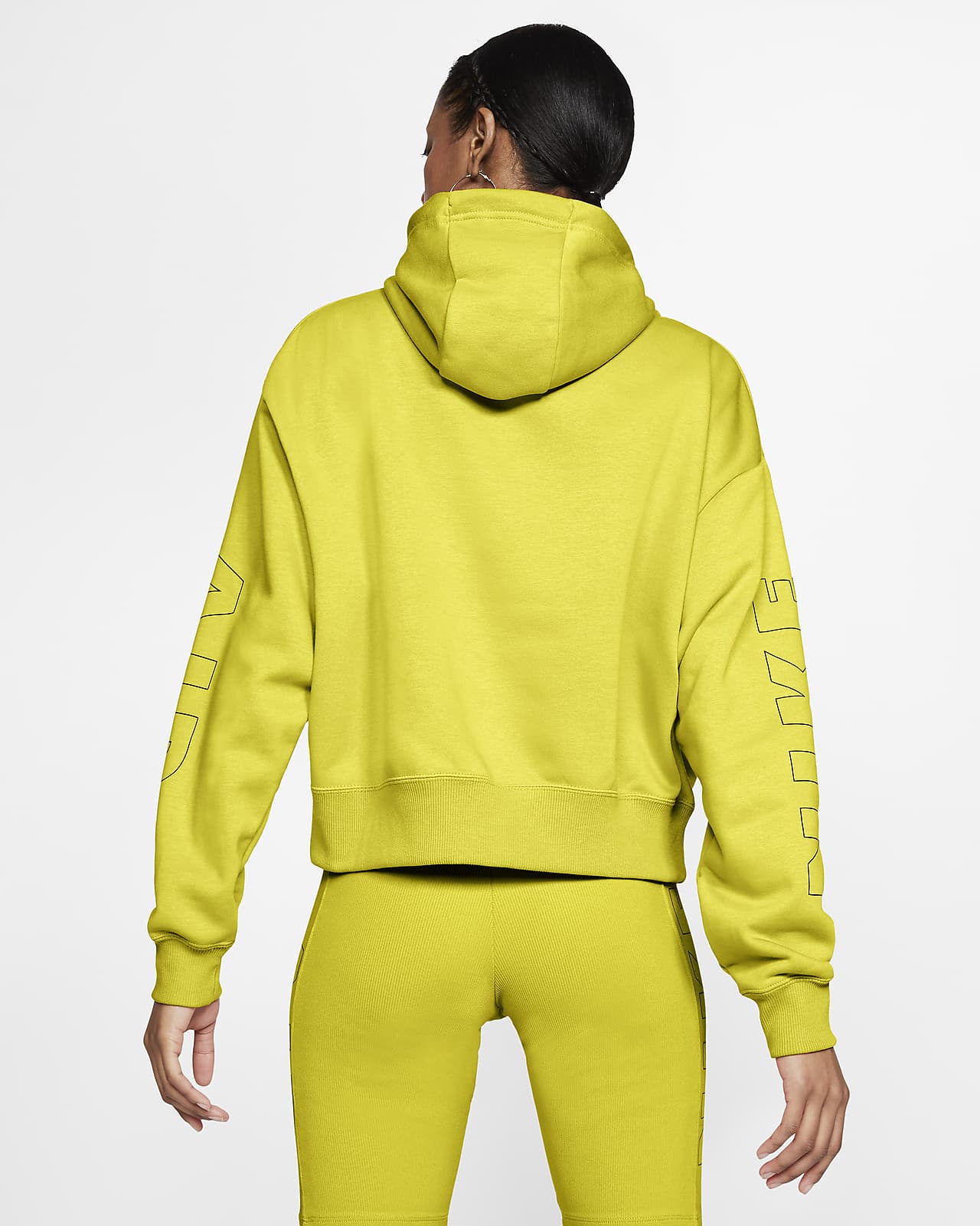 nike air hoodie yellow