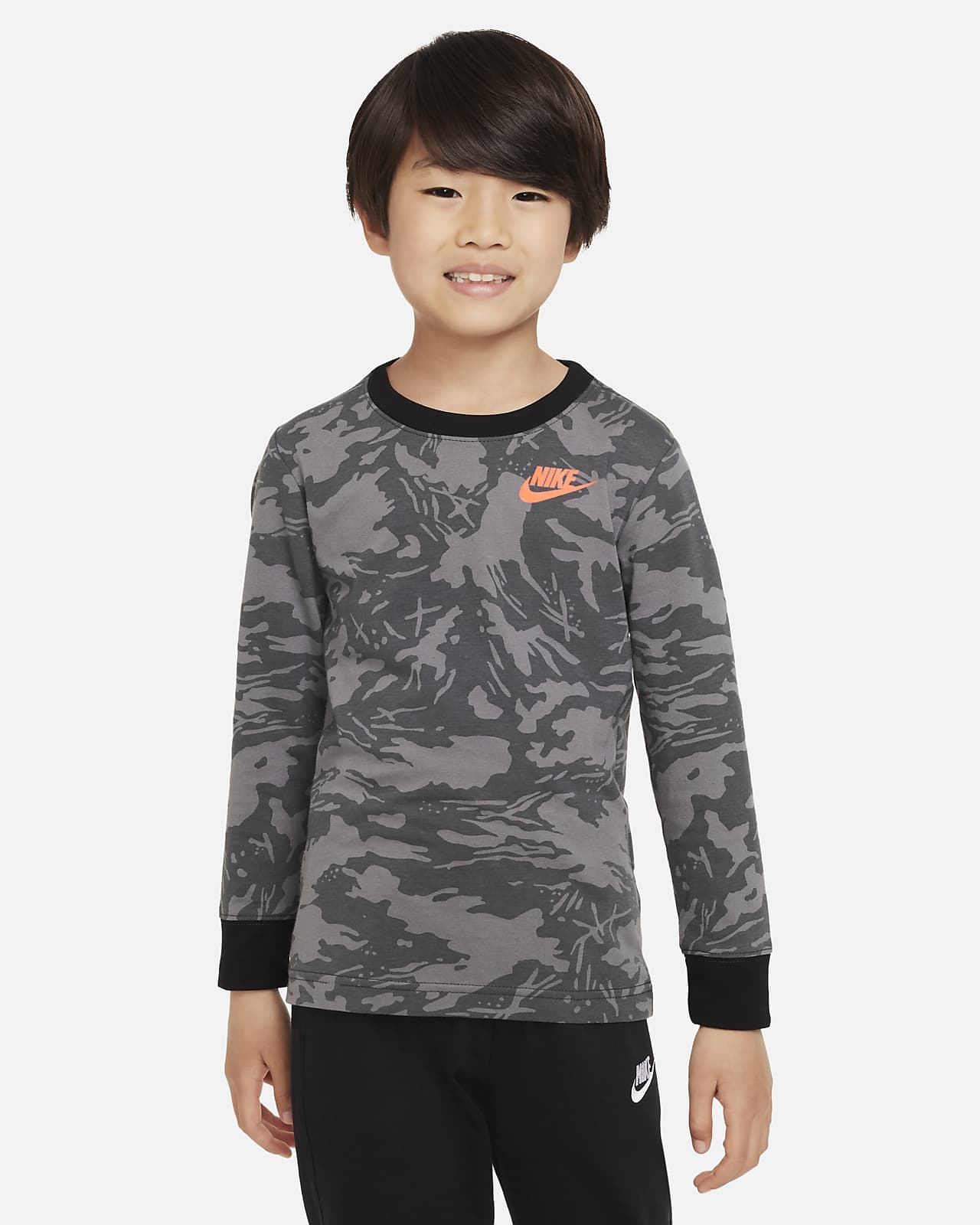 nike camo long sleeve shirt