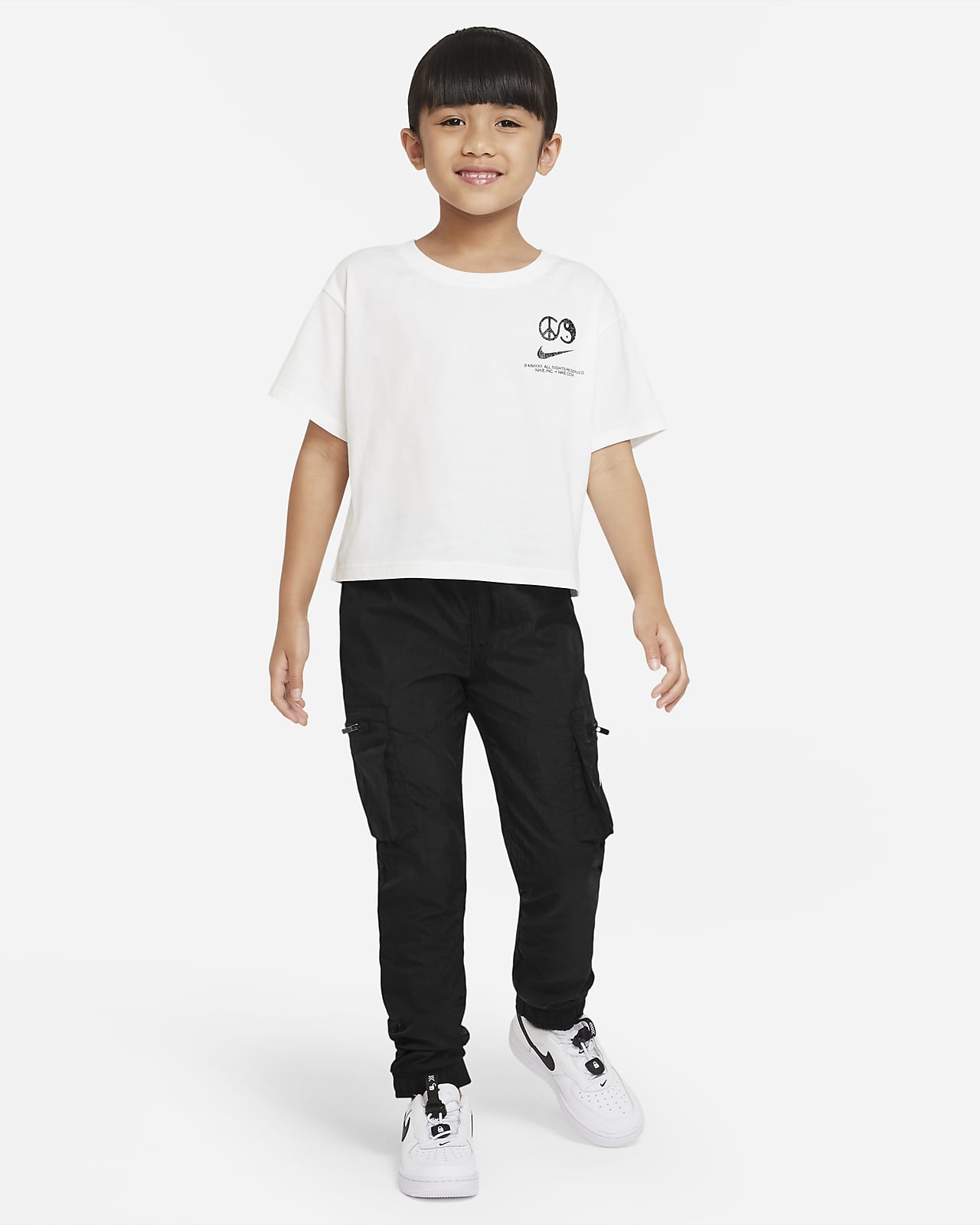 tæmme plast Rationalisering Nike Little Kids' Ying Yang Peace Boxy T-Shirt. Nike.com