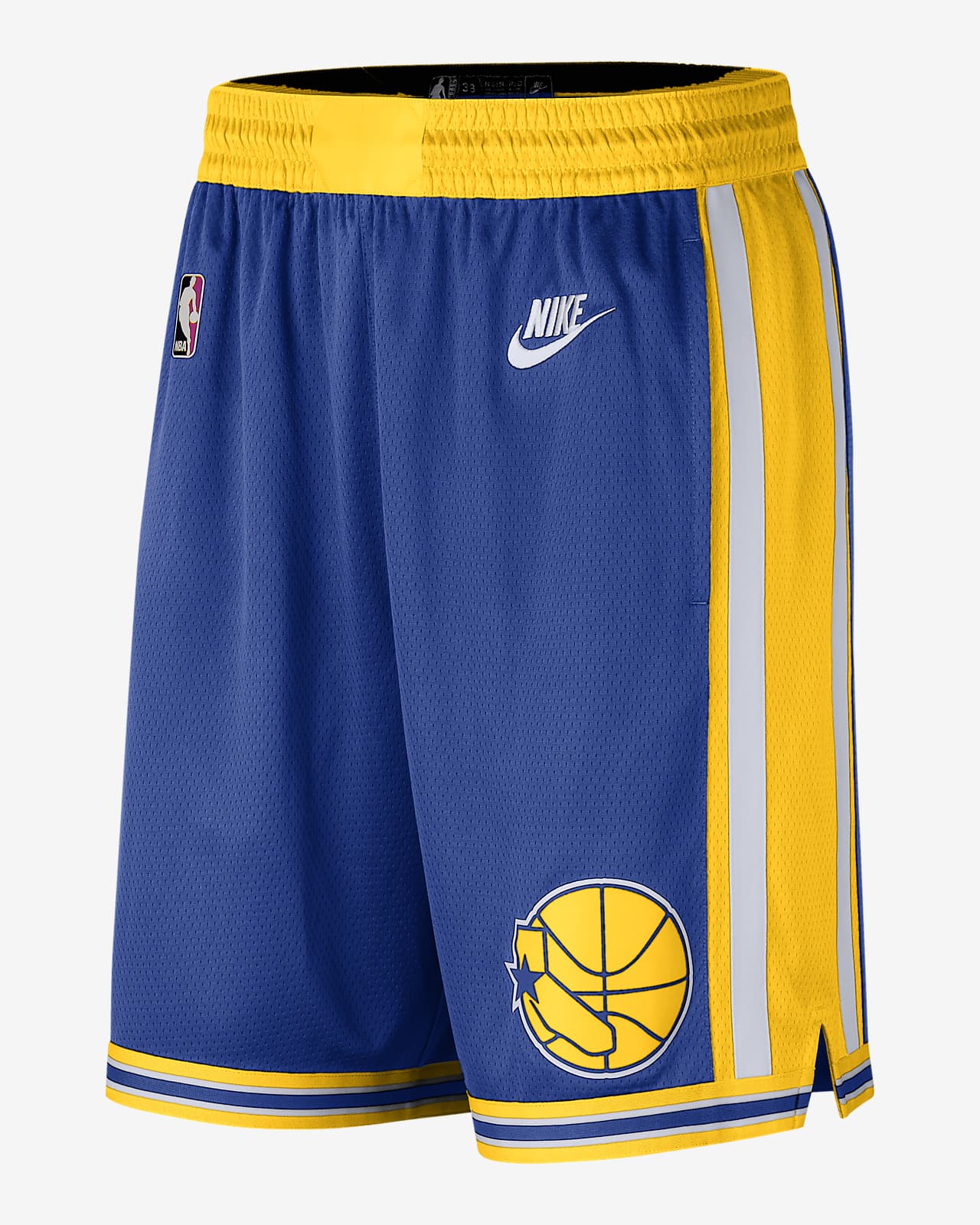 Golden State Warriors Nike Dri-FIT NBA Swingman-shorts för män
