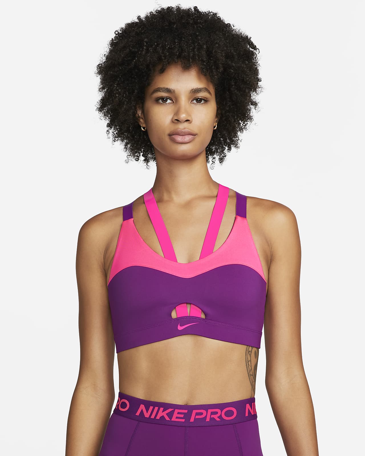 Nike Indy Women's Light-Support Padded Strappy Cutout Sports Bra