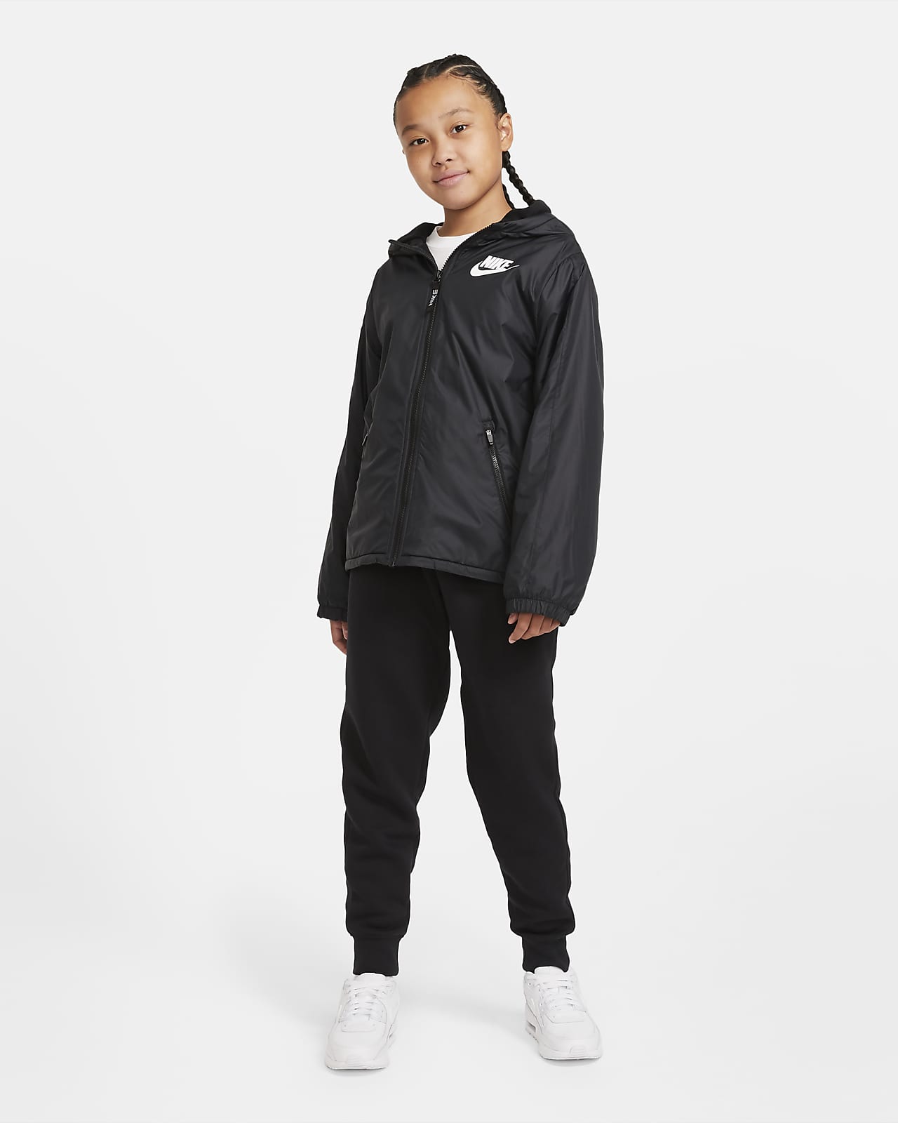 nike fleece lined jacket boys