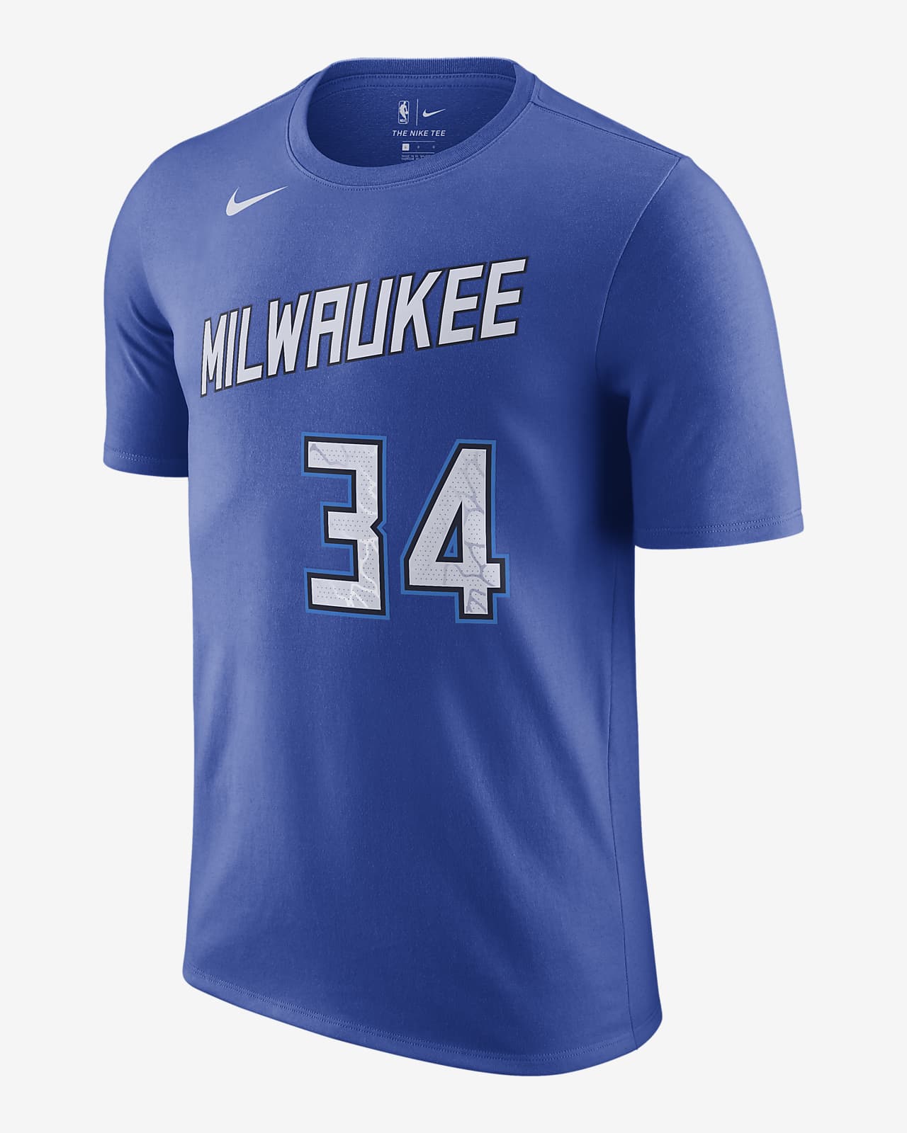 Milwaukee Bucks City Edition Men's Nike NBA T-Shirt. Nike EG
