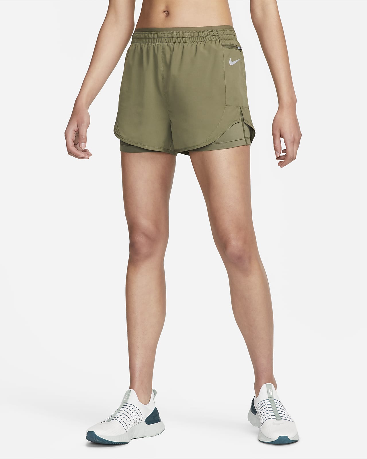 Shorts de running 2 en 1 para mujer Nike Tempo Luxe