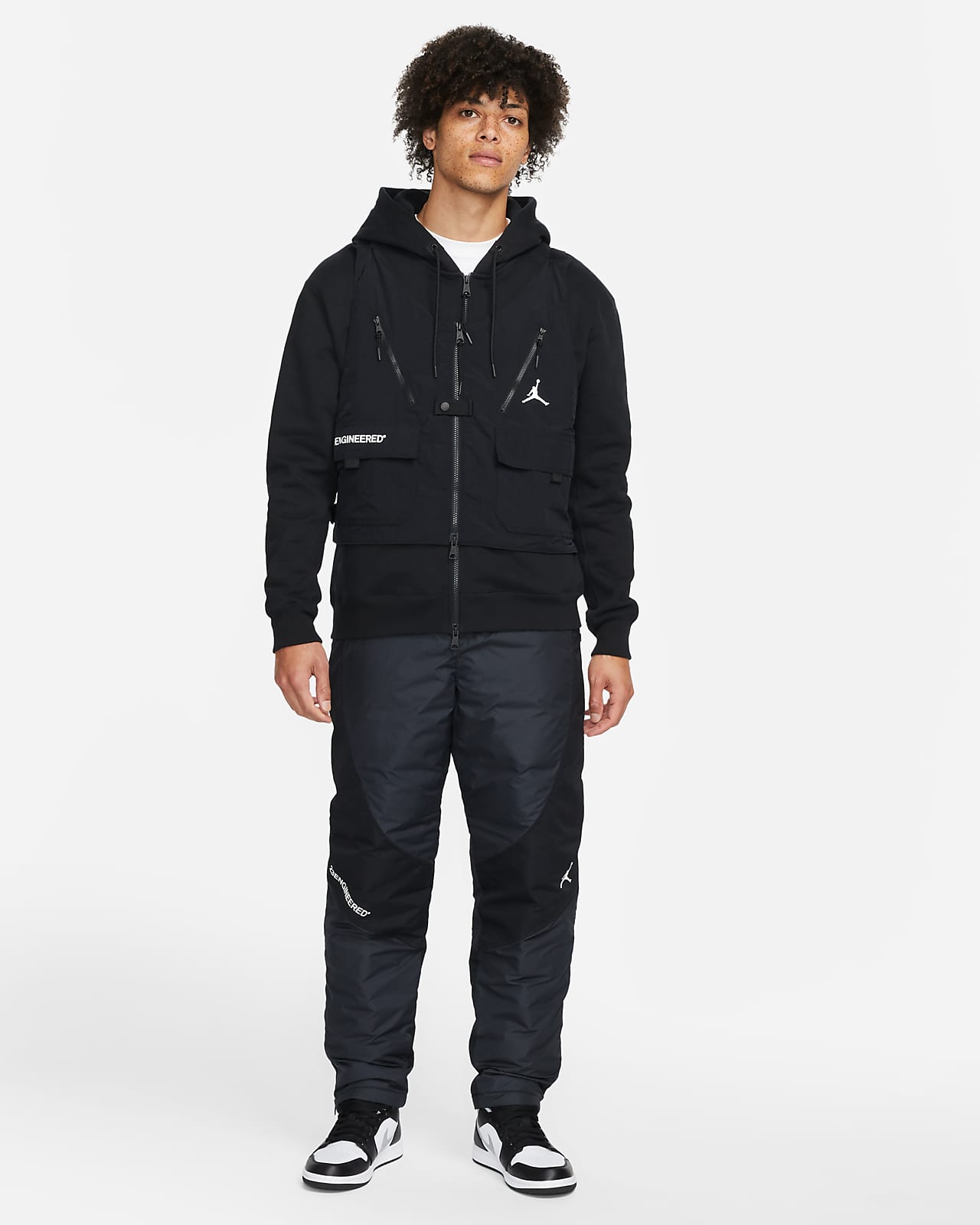 Pantalones Jordan 23 Engineered M Woven Pants Black/ Iron Grey/ Black/ White