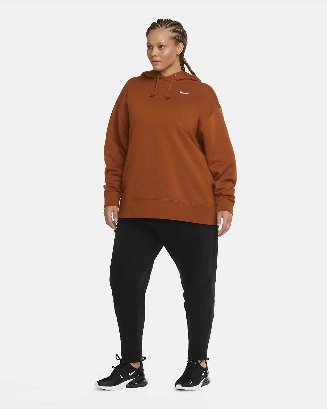 plus size nike pullover