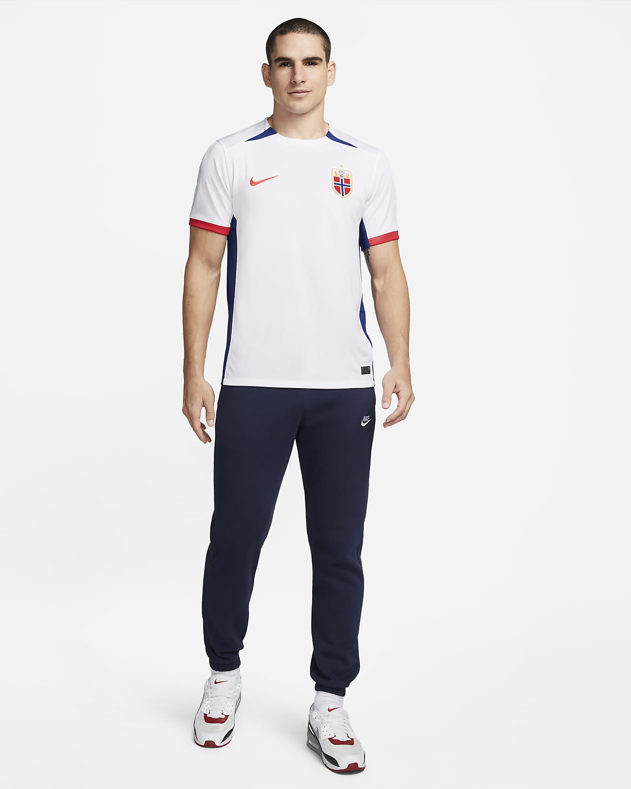 Segunda equipación Stadium Noruega 2020 Camiseta de fútbol - Hombre -  Blanco