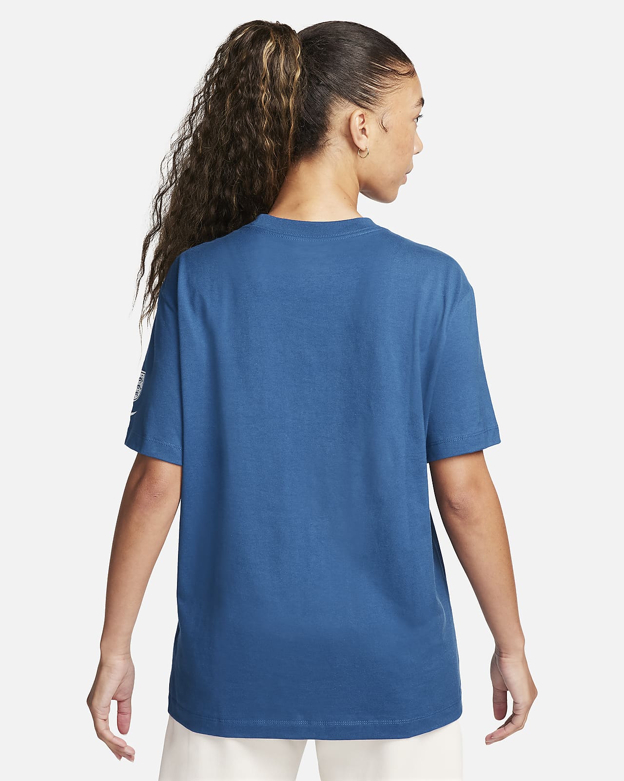 T shirt cheap nike donna blu