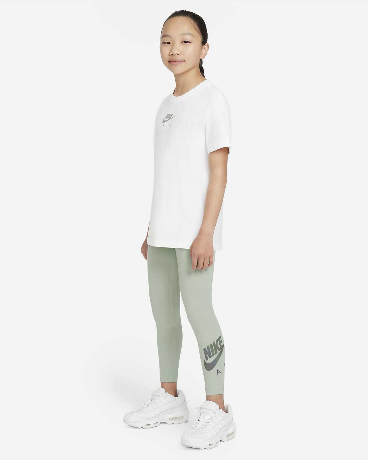 Leggings para niña talla grande Nike Air. Nike.com