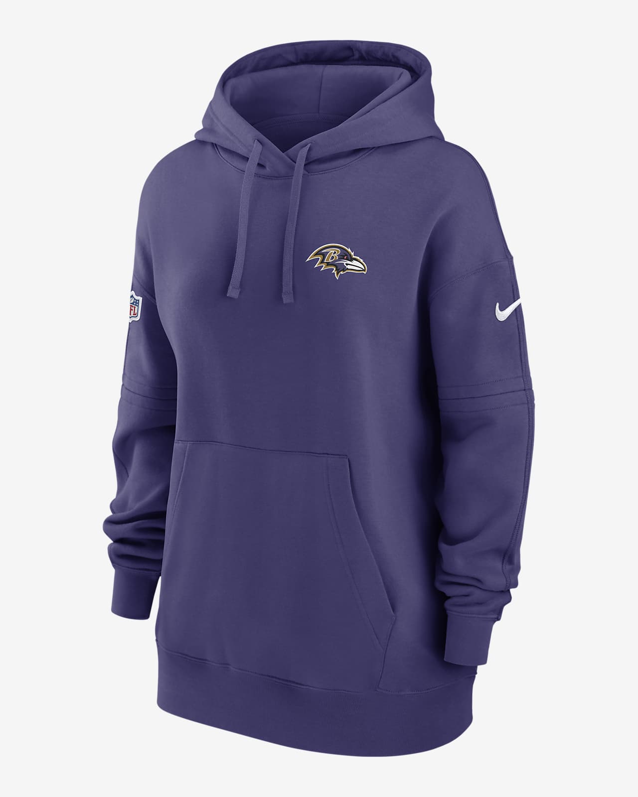 Nike Club (NFL Baltimore Ravens) Women's Pullover Hoodie. Nike.com