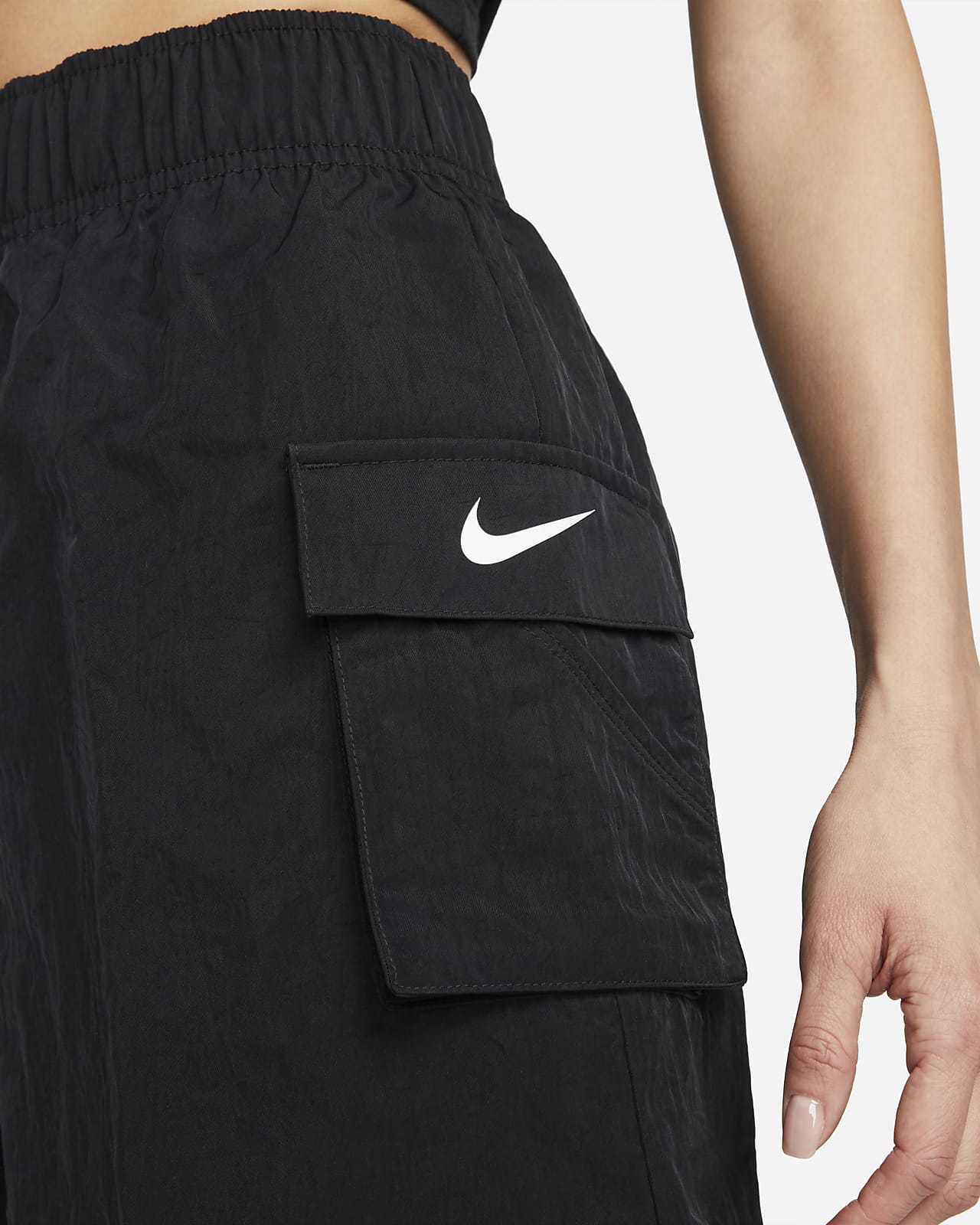 Nike Sportswear Essential Women's Woven High-Rise Shorts. Nike JP