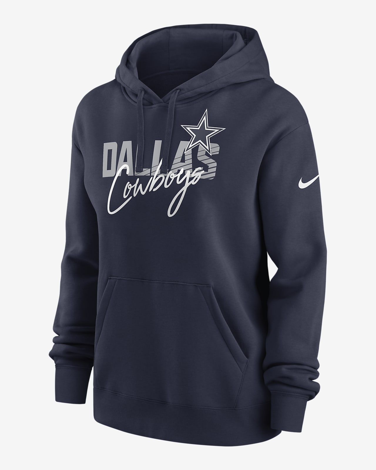Nike Wordmark Club (NFL Dallas Cowboys) Women's Pullover Hoodie