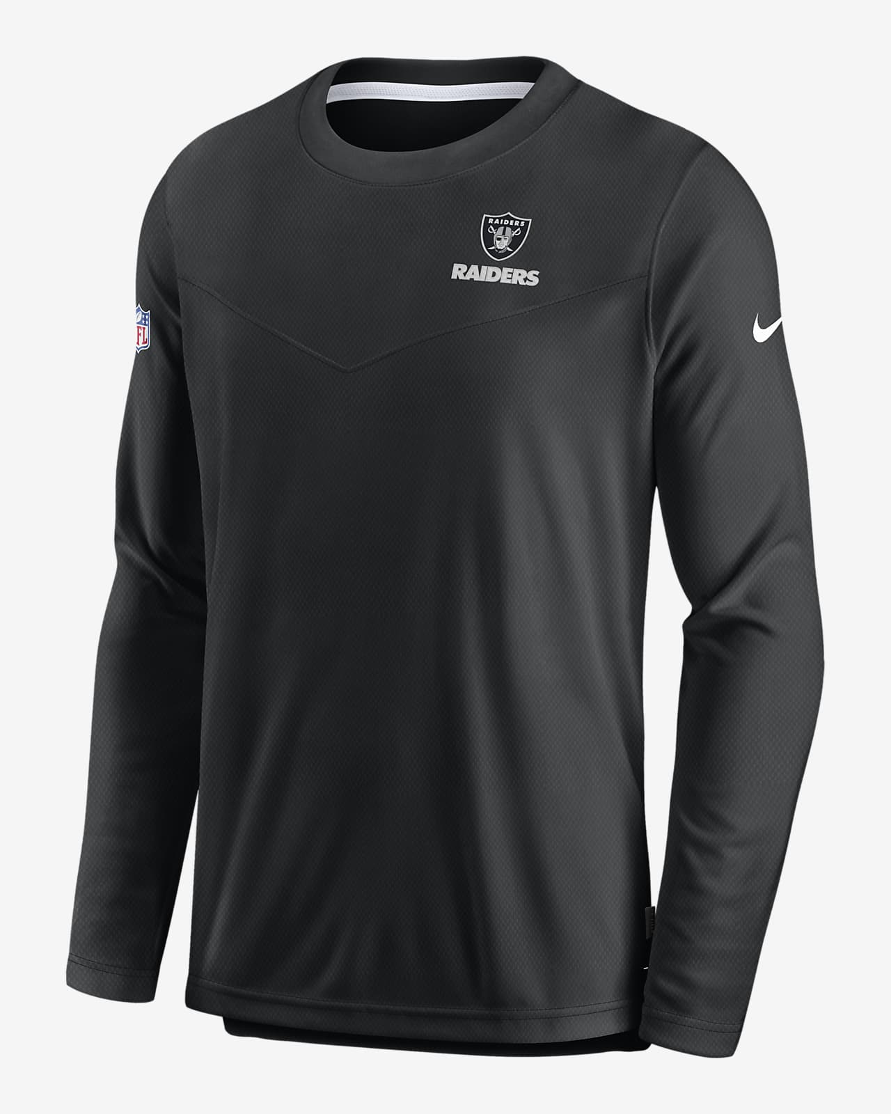 Men's Nike Black Las Vegas Raiders Sideline Athletic Stack Performance Pullover Hoodie Size: Small