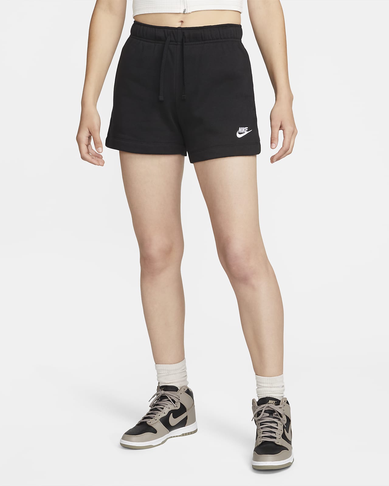 nike mid rise shorts