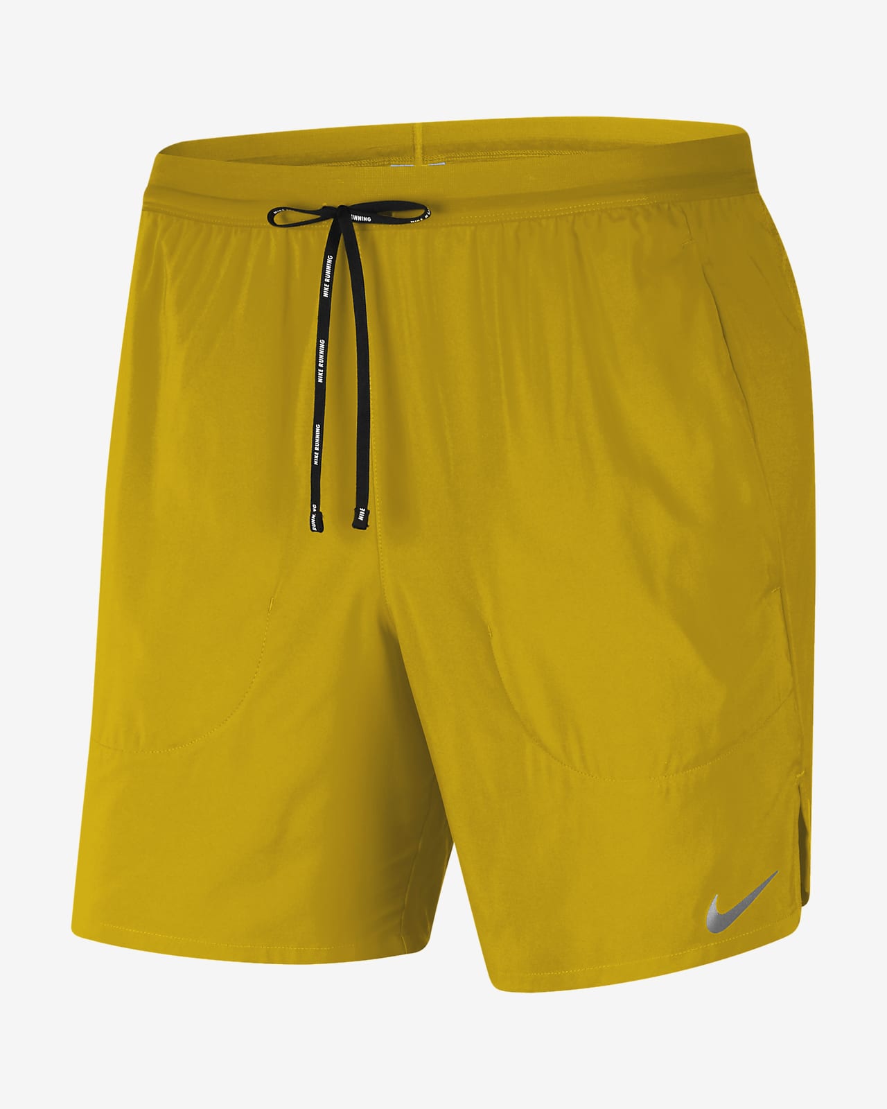 yellow runner shorts
