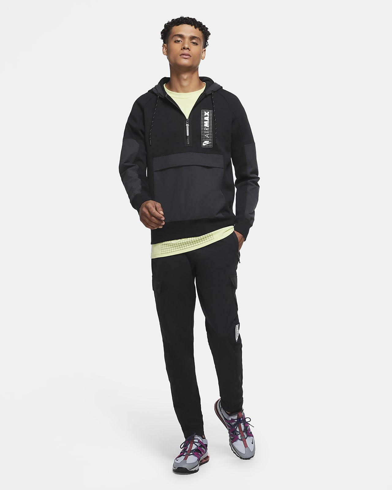 nike fleece top mens